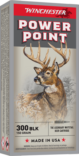 WINCHESTER 300 AAC 150GR POWER POINT 20RD 10BX/CS - for sale