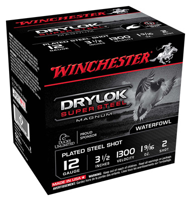 WINCHESTER DRYLOK 12GA 3.5" 1-9/16OZ #2 1300FPS 25RD 10B/! - for sale