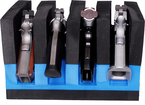 GPS 4 PISTOL CRADLE HOLDER BLK/BLUE - for sale