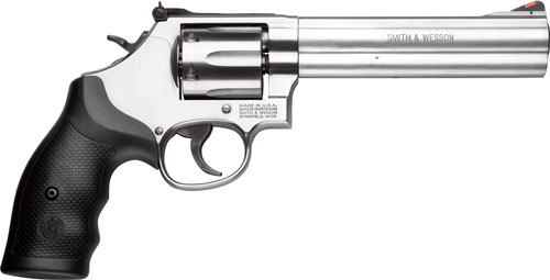 S&W 686 357MAG 6" AS 6-SHOT STAINLESS STEEL RUBBER< - for sale