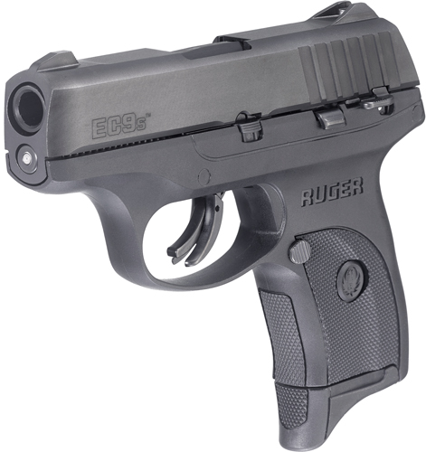 RUGER EC9s 9MM LUGER FIXED 7RD BLACK SLIDE/BLACK SYN FRAME < - for sale