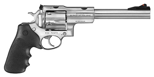 RUGER SUPER REDHAWK 44MAGNUM 7.5" AS SS GRN HI-VIZ FRNT SG< - for sale
