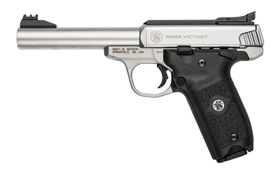 S&W SW22 VICTORY 5.5" ADJ. 10-SHOT STAINLESS POLYMER - for sale