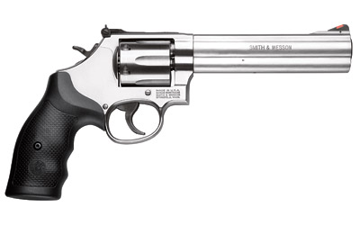 S&W 686 357MAG 6" AS 6-SHOT STAINLESS STEEL RUBBER< - for sale