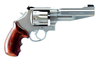 S&W 627 PERFORMANCE CENTER 357 5" AS 8-SHOT SS WOOD&RUB - for sale